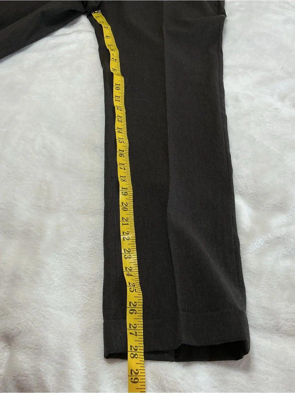 Banana Republic Wool Blend Men’s Tailored Slim Cuffed Dress Pants Brown 30x28